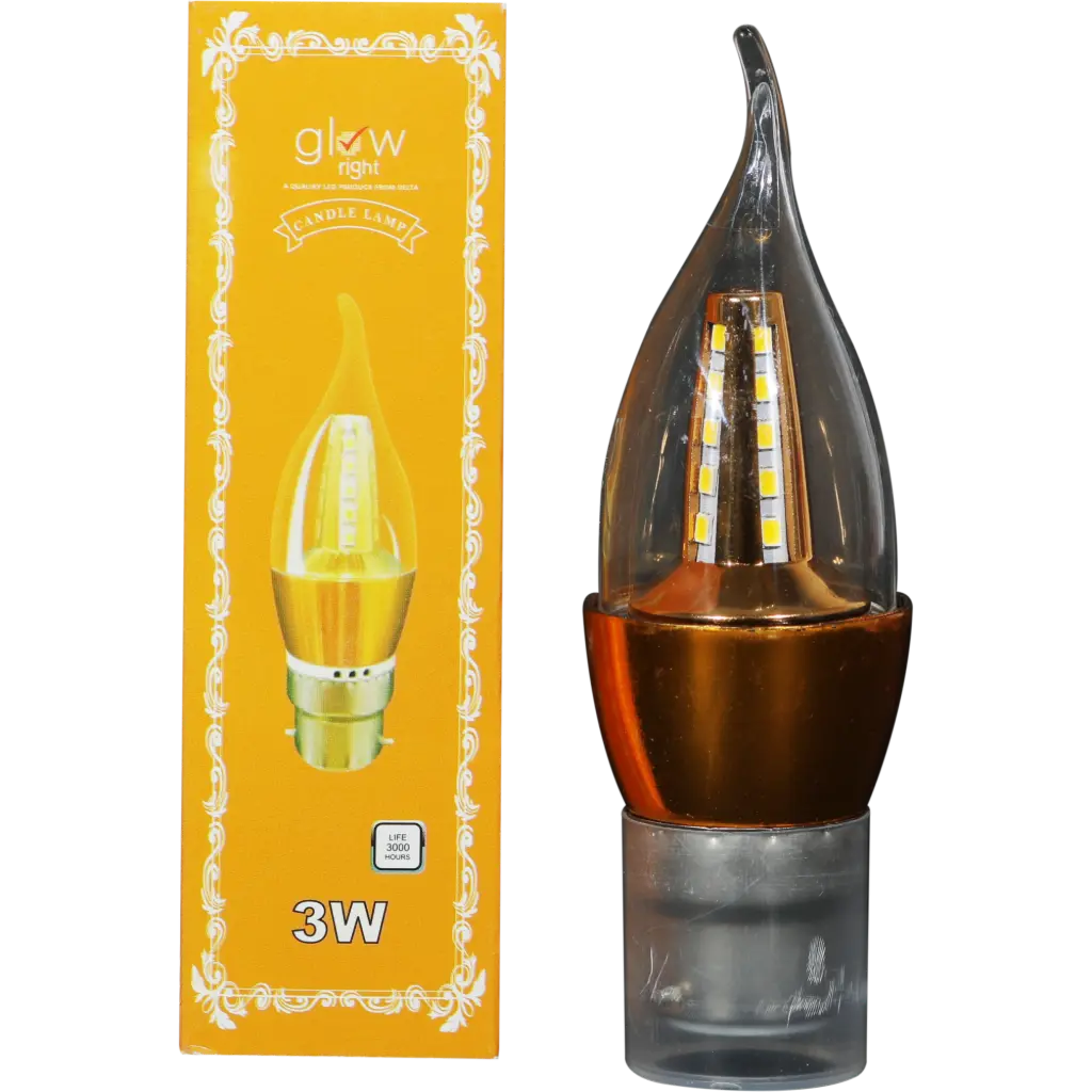 CANDLE BULB (B-22) (4)